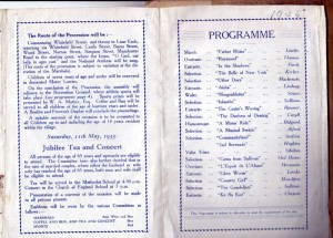 Inside Cover, Silver Jubilee Programme