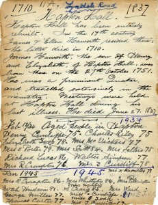 Page 11a Hapton Hall