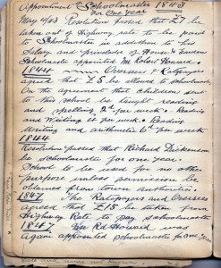Page 28 Appointment of school master