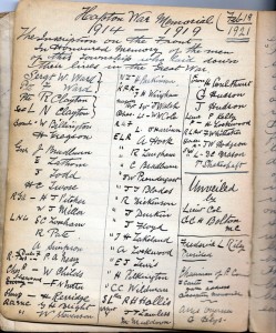 Page 5 Hapton War Memorial